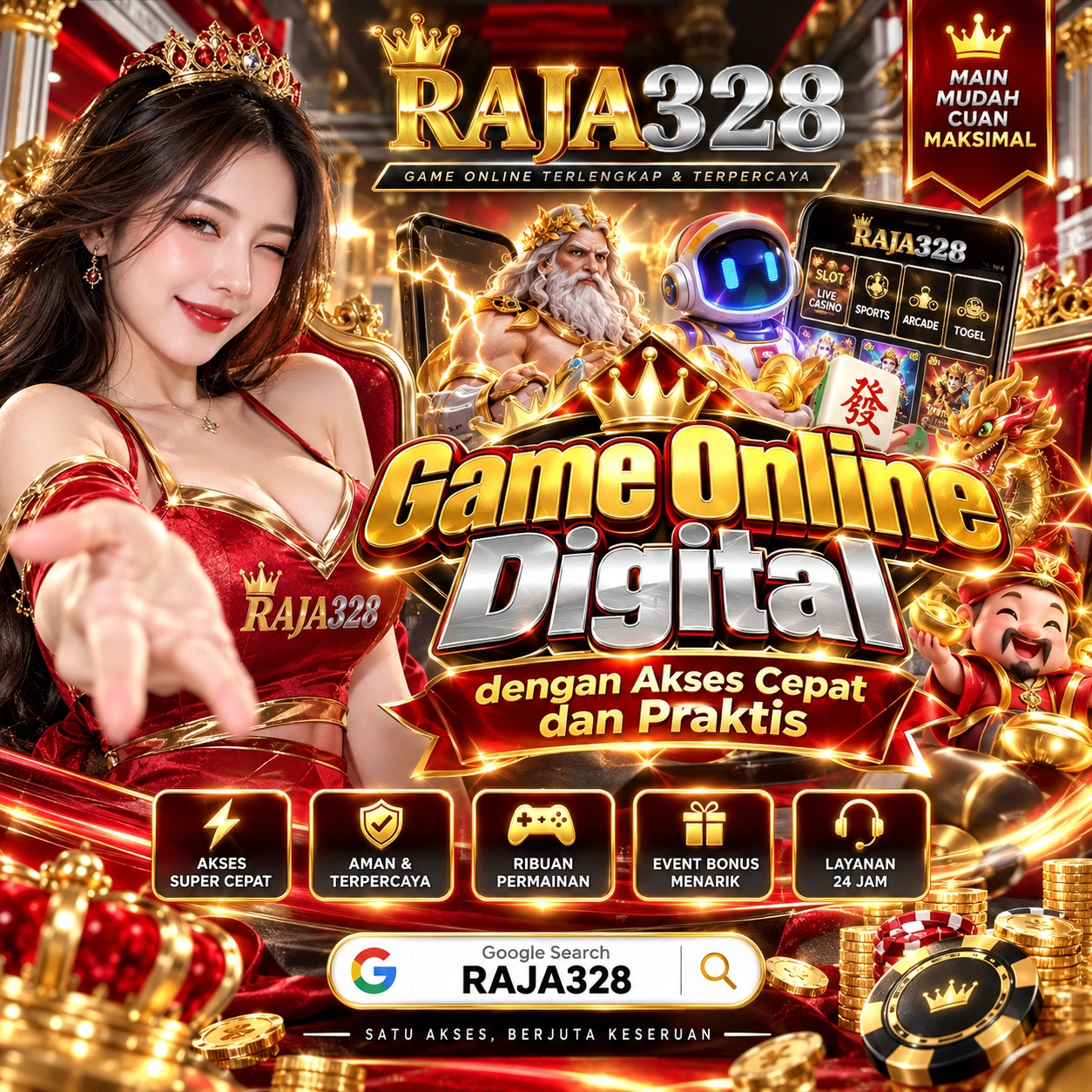 RAJA328 || Game Online Digital dengan Akses Cepat dan Praktis